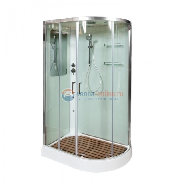 Душевая кабина Deto A 102 L/R 120 x 80 см, с крышей, с гидромассажем