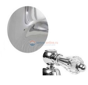 Гигиенический душ Cezares DIAMOND-KS-01-Sw, хром, ручка Swarovski