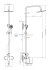 Душевая система Agger Brilliant A0393300, хром Душевая система Agger Brilliant A0393300, хром