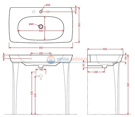 Раковина ArtCeram Civitas CIL002 34, 00, подвесная, цвет - grey acquarello (серый), 90 х 50 х 18 см