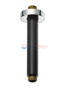 Кронштейн для душа Kludi A-Qa 6651587-00 потолочный 15 см, черный матовый Кронштейн для душа Kludi A-Qa 6651587-00 потолочный 15 см, черный матовый