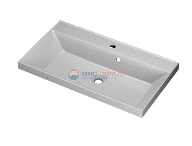 Тумба с раковиной Iddis Color Plus COL70M0i95K 70 см подвесная, белая/мятная