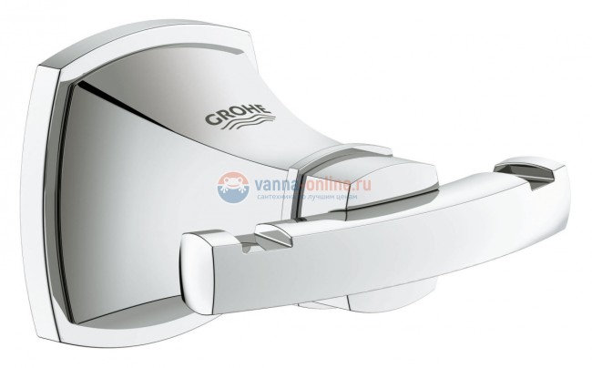 Крючок Grohe Grandera 40631IG0, хром/золото