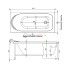 Акриловая ванна Aquanet Nord NEW 150x70