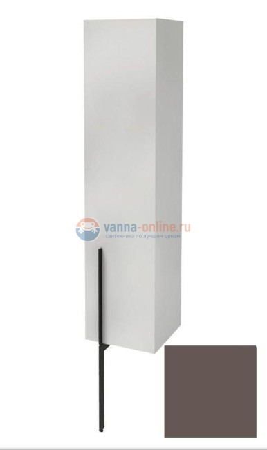 Пенал Jacob Delafon Nouvelle Vague 35 см, EB3047D-S32, цвет светло-коричневый сатин, правая