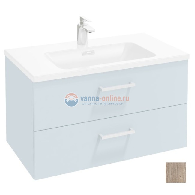 Тумба под раковину Jacob Delafon Vox 80 см, EB2078-R1-E10, квебекский дуб