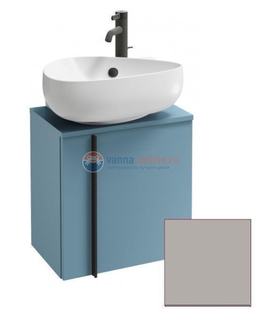 Тумба под раковину Jacob Delafon Nouvelle Vague 45 см, EB3045D-M54, цвет серый титан матовый, правая