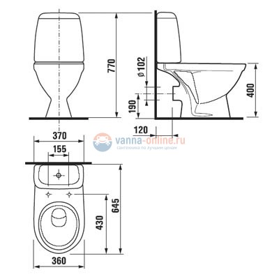 Напольный унитаз Jika Baltic 2428.6.000.242.9 Напольный унитаз Jika Baltic 2428.6.000.242.9
