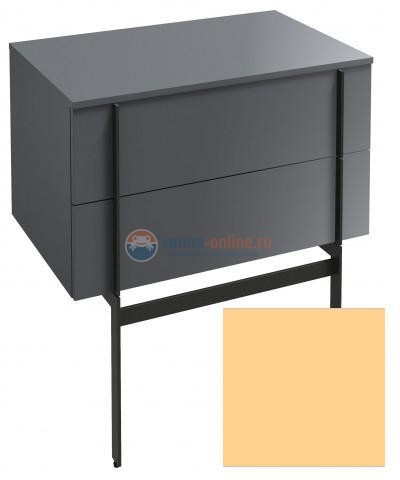 Тумба под раковину Jacob Delafon Nouvelle Vague 80 см, EB3054-G60, цвет желтый глянцевый Тумба под раковину Jacob Delafon Nouvelle Vague 80 см, EB3054-G60, цвет желтый глянцевый