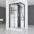 Душевая кабина Black&White Galaxy G8800, 80 x 110 см