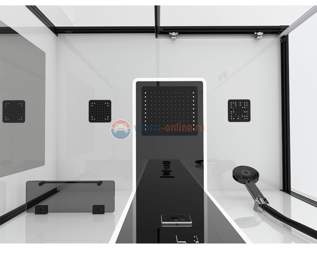 Душевая кабина Black&White Galaxy G8800, 80 x 110 см