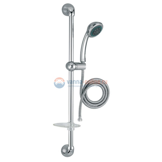 Душевой гарнитур Jacob Delafon Basic 2 E14330-CP, хром, со штангой 75 см Душевой гарнитур Jacob Delafon Basic 2 E14330-CP, хром, со штангой 75 см