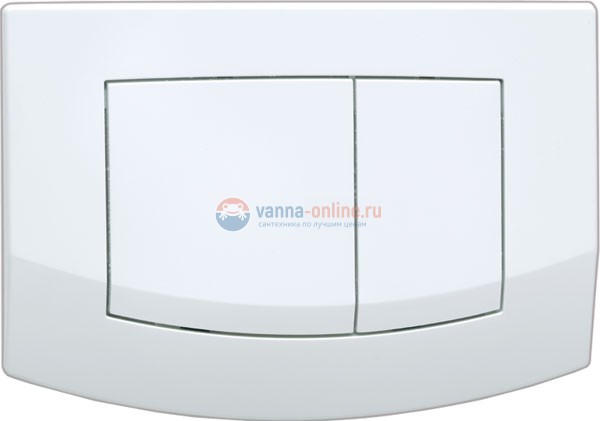 Панель TECE Ambia 9 240 200 с двумя клавишами смыва, белая Панель TECE Ambia 9 240 200 с двумя клавишами смыва, белая