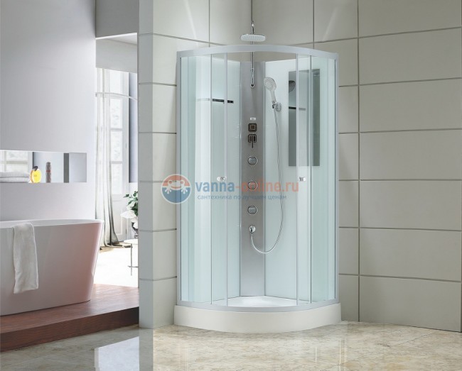 Душевая кабина Black&White Galaxy G5701, 90 x 90 см, гидромассажная