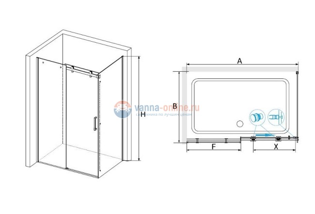 Душевой уголок RGW TO-44, 02074489-11, 180 x 90 х 195 см, дверь раздвижная, стекло прозрачное, хром Душевой уголок RGW TO-44, 02074489-11, 180 x 90 х 195 см, дверь раздвижная, стекло прозрачное, хром