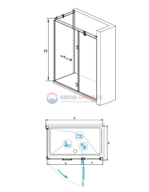 Душевой уголок RGW VI-41, 02044190-18, 90 х 100 см прямоугольный, стекло прозрачное, белый/золото Душевой уголок RGW VI-41, 02044190-18, 90 х 100 см прямоугольный, стекло прозрачное, белый/золото