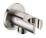 Подключение шланга WasserKRAFT A099 с настенным держателем лейки, матовый хром Подключение шланга WasserKRAFT A099 с настенным держателем лейки, матовый хром