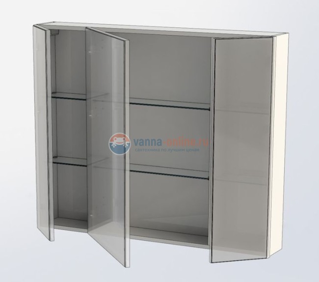 Зеркало-шкаф Aquanet Орлеан 105 00183078