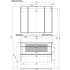 Зеркало-шкаф Aquanet Орлеан 105 00183078