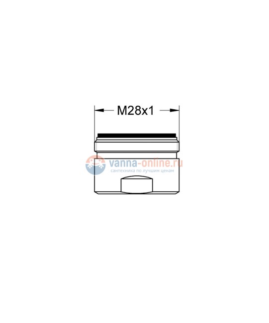 Аэратор Hansgrohe Soft Jet Comfort 13087002 поворотный