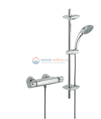 Термостат Grohe Grohtherm 2000 34195000 с душевым гарнитуром Термостат Grohe Grohtherm 2000 34195000 с душевым гарнитуром