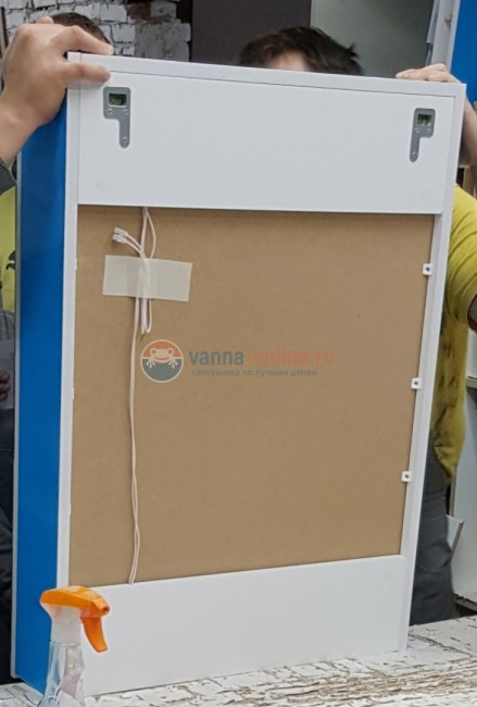 Зеркало Dreja Uni 105, белое Зеркало Dreja Uni 105, белое