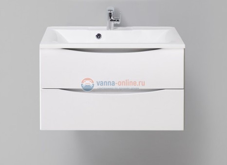 Тумба под раковину BelBagno Marino MARINO-800-2C-SO-BO-P, 80 х 45 х 55 см, Bianco Opaco - белый матовый