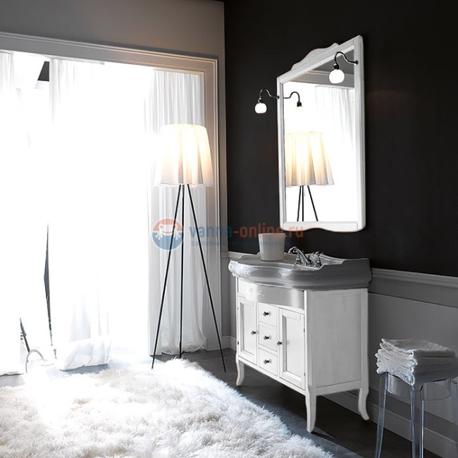 Тумба под раковину Kerasan Retro 734730, цвет белый матовый