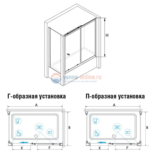 Шторка на ванну RGW SC-82, 04118278-11, 170 x 80 x 150 см стекло прозрачное, хром