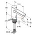 Смеситель Kludi Zenta E 3820205 для раковины, сенсорный