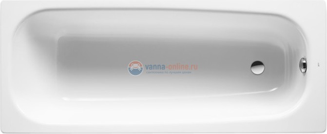Чугунная ванна Roca Continental 150x70 см 21290300R, без антискользящего покрытия
