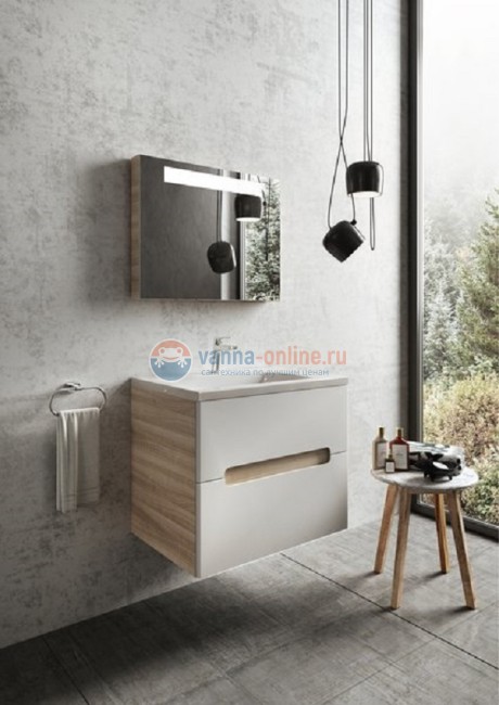 Зеркало Ravak Classic 700, с LED-подсветкой, цвет латте