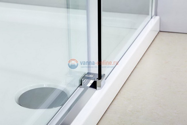 Душевой уголок Black&White Stellar Wind S202, 80 x 120 см