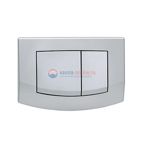 Панель TECE Ambia 9 240 225 с двумя клавишами смыва, матовый хром