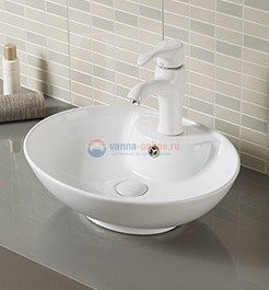 Раковина CeramaLux Серия N N 78197 накладная, белый Раковина CeramaLux Серия N N 78197 накладная, белый