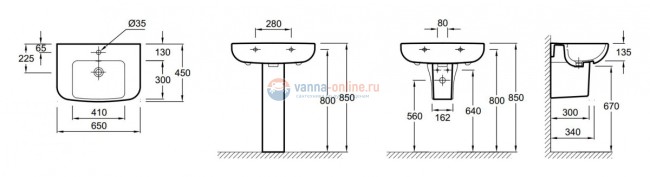 Раковина Jacob Delafon Odeon Up E4743-00 65*45 см, полувстраиваемая Раковина Jacob Delafon Odeon Up E4743-00 65*45 см, полувстраиваемая