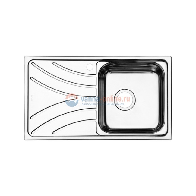 Кухонная мойка Iddis Arro 78 x 44 x 18 см, 1 чаша, нержавеющая сталь, шелк