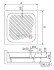 Душевой поддон RGW B/CL-S 16180199-51 90 x 90 см акриловый, квадратный, цвет белый