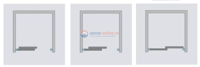 Душевая дверь Radaway Idea DWJ 110 387015-01-01, 110*200,5 см