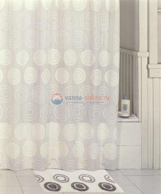 Штора для ванной Iddis Chequers White 432P20RI11