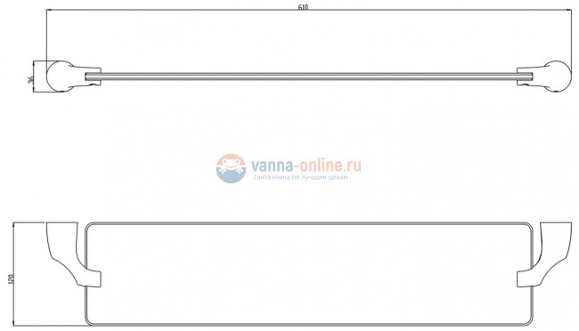 Полка Rush Devon DE75610
