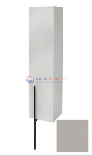 Пенал Jacob Delafon Nouvelle Vague 35 см,  EB3047D-N21, цвет серый титан глянцевый, правый