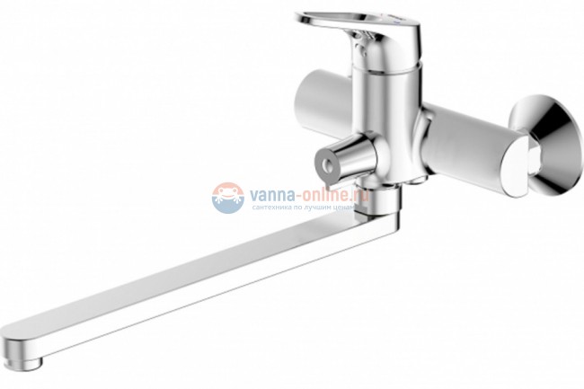 Смеситель Bravat Drop-D F648162C-01A для ванны, длинный излив