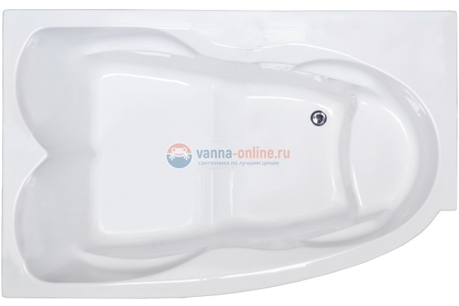 Акриловая ванна Royal Bath Shakespeare RB652100K с каркасом 170 х 110 L/R