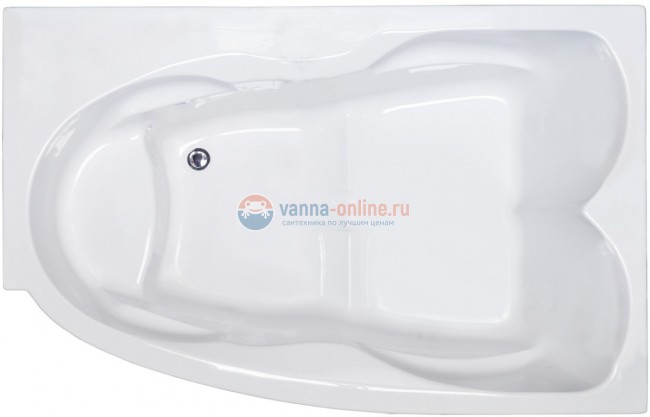 Акриловая ванна Royal Bath Shakespeare RB652100K с каркасом 170 х 110 L/R