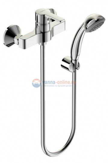 Смеситель Vidima УНО (Uno) BA237AA для душа с душевым гарнитуром, хром Смеситель Vidima УНО (Uno) BA237AA для душа с душевым гарнитуром, хром