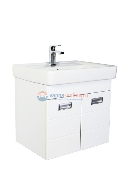 Тумба с раковиной Orange Таис 60 см, подвесная, цвет - белый Тумба с раковиной Orange Таис 60 см, подвесная, цвет - белый