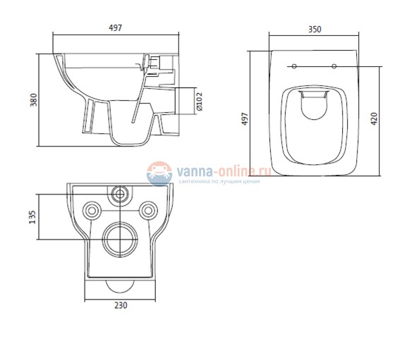 Инсталляция Santek с унитазом Santek Neo 1.WH50.1.572 подвесной, сиденье SoftClose, кнопка хром Инсталляция Santek с унитазом Santek Neo 1.WH50.1.572 подвесной, сиденье SoftClose, кнопка хром