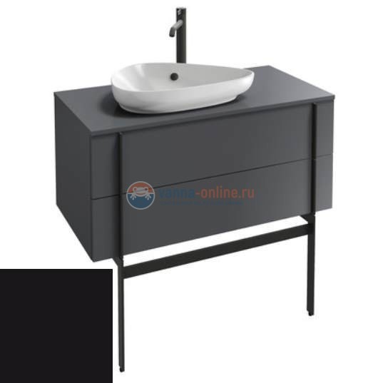 Тумба под раковину Jacob Delafon Nouvelle Vague 100 EB3040-S14, черный сатин