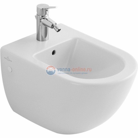 Биде Villeroy&Boch Subway 74000001, подвесное Биде Villeroy&Boch Subway 74000001, подвесное